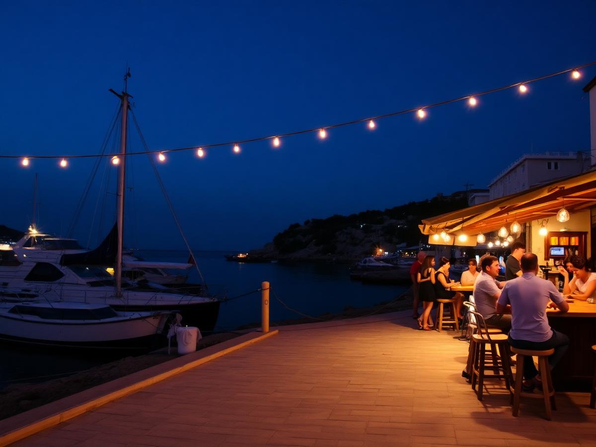 Puerto de Xàbia, tarde-noche